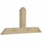 Ekena Millwork Portland Rough Sawn Timber Gable Bracket, Douglas Fir, 60"W x 27"H x 4"D x 6"F, 11/12 Pitch GBW060X27X0406POR00RDF - alternate 4